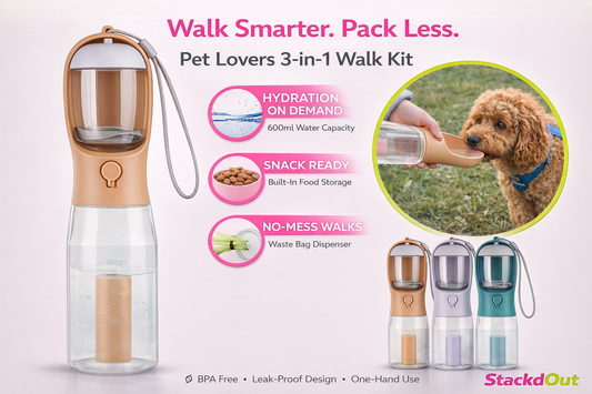 Pet Lovers 3-in-1 Walk Kit